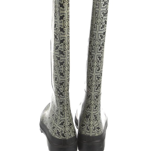 Tory Burch Printed Rain Boots, size 10 - Picture 4 of 5